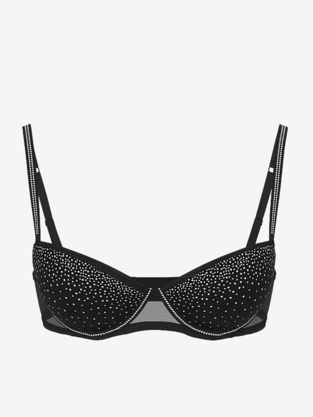 New! Pink Victoria’s Secret wink rhinestone push-up balconette bra 34418